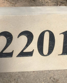 Address Stone 6 x 10 inches