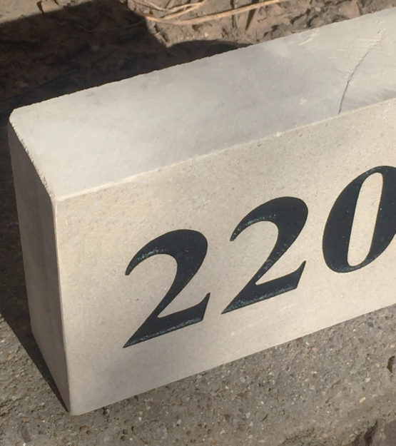 Address Stone 6 x 10 inches - Image 3