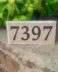 Travertine Address Stone - Tumbled