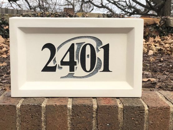 Address Block with Monogram